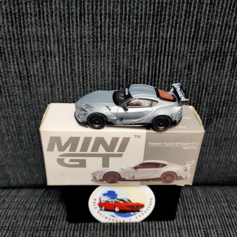 MINI GT PANDEM TOYOTA GR SUPRA V1.0 MATTE GREY