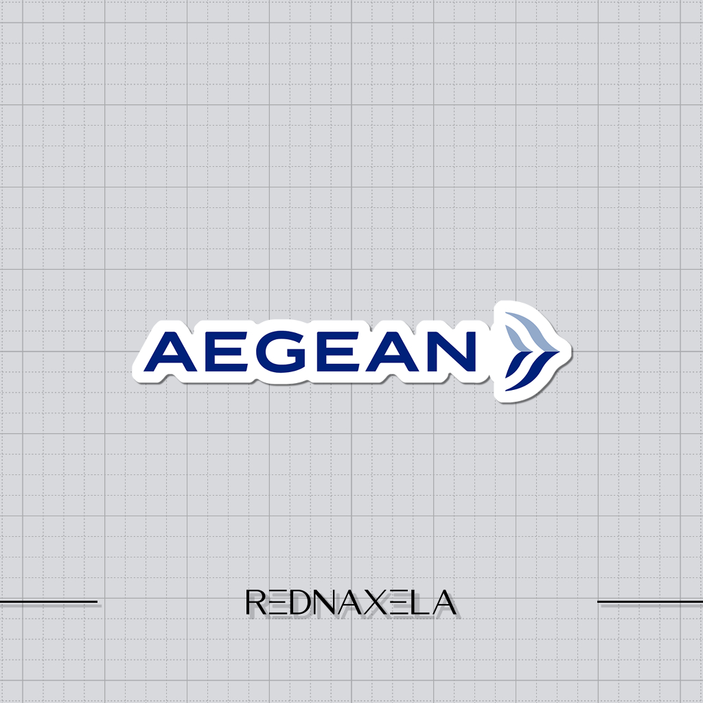 

Stiker Vinyl Aegean Airlines Stiker Koper Travel Die Cut Sticker