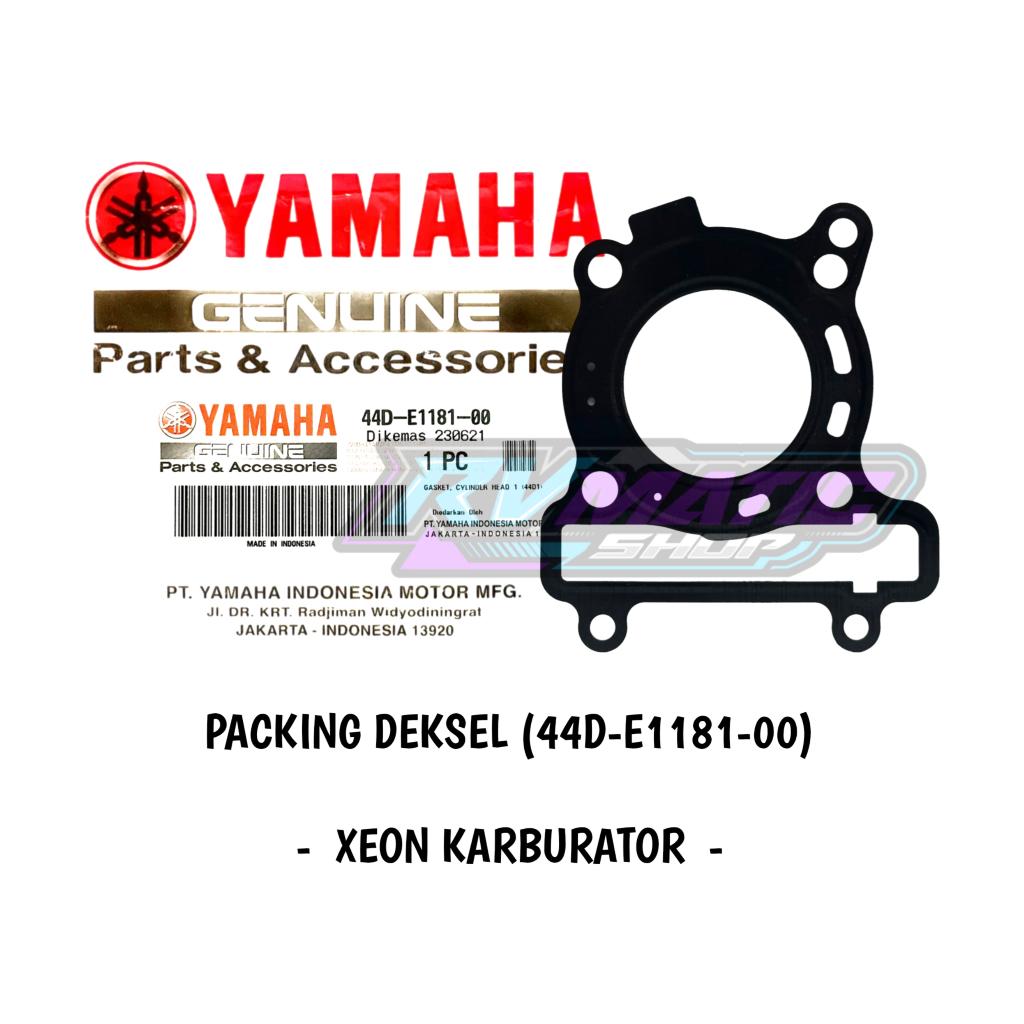 PACKING DEKSEL / HEAD XEON KARBURATOR ORIGINAL YAMAHA (44D-E1181-00)