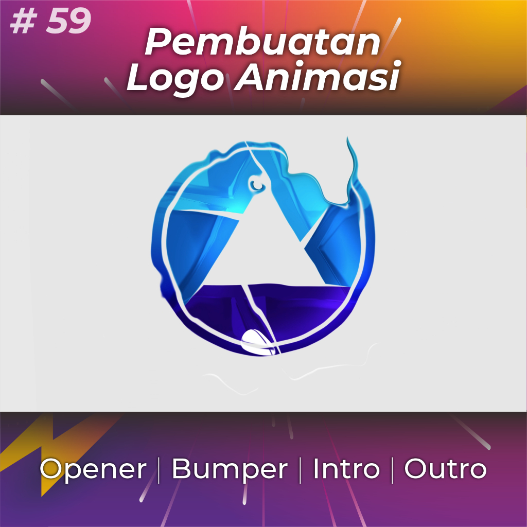 Jasa Video Animasi Opening Intro Outro Logo untuk kebutuhan Youtube Instagram Tiktok