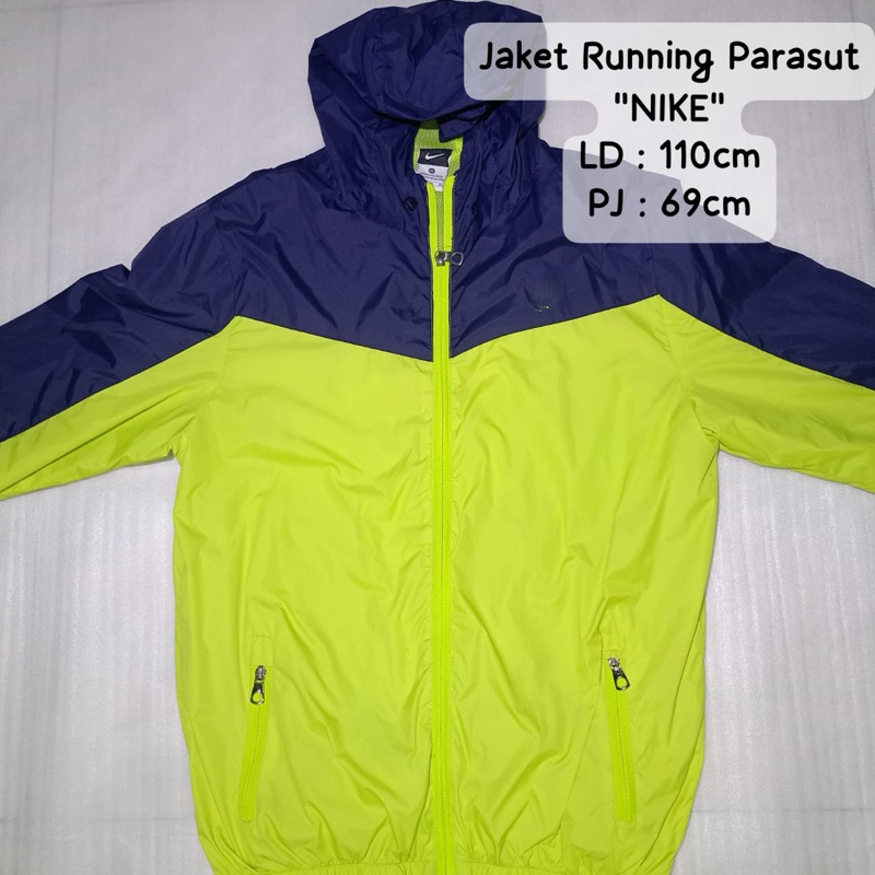 thrifting jaket running parasut jaket outdoor hiking jaket sepeda