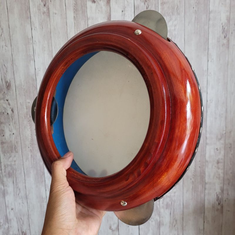 Rebana hadroh al banjari 24cm 26cm  28cm 30cm kayu mahoni terbang rebana murah sholawat hadrah kuali