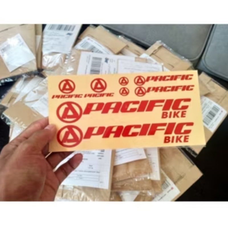 Stiker Sepeda Pacific Bike Untuk Sepeda Lipat