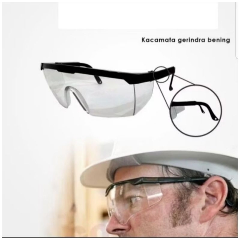 Kacamata safety proyek / kacamata gerinda /kacamata pelindung proyek