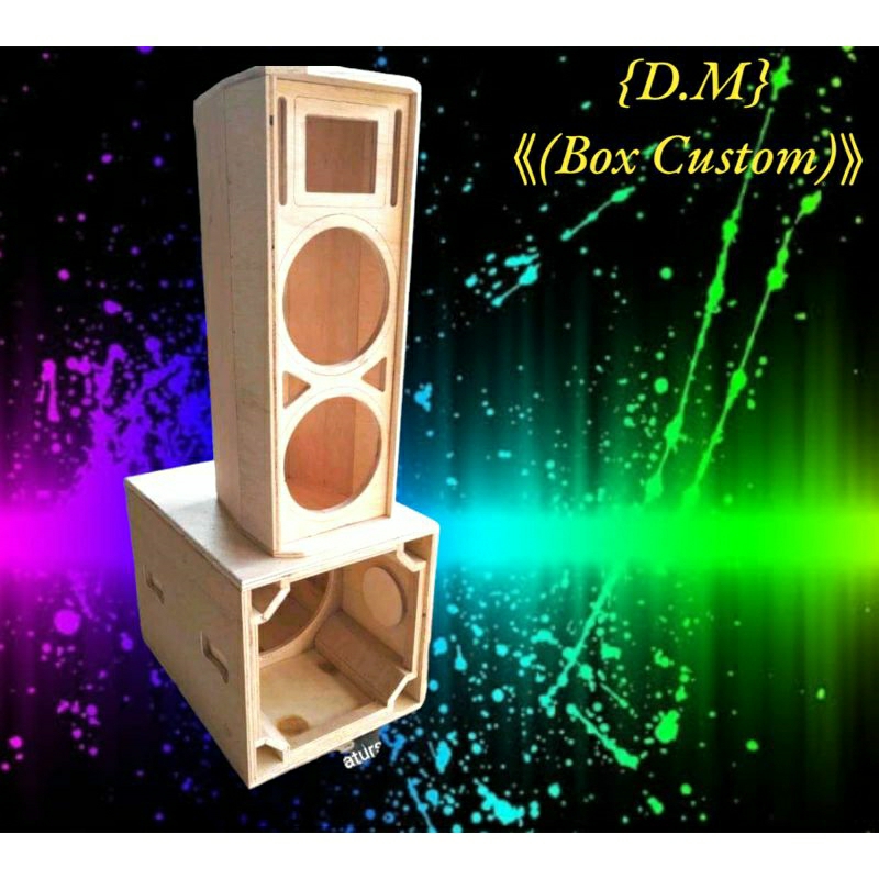 box speaker 15 inchi Model planar brewog tebal 18 mm