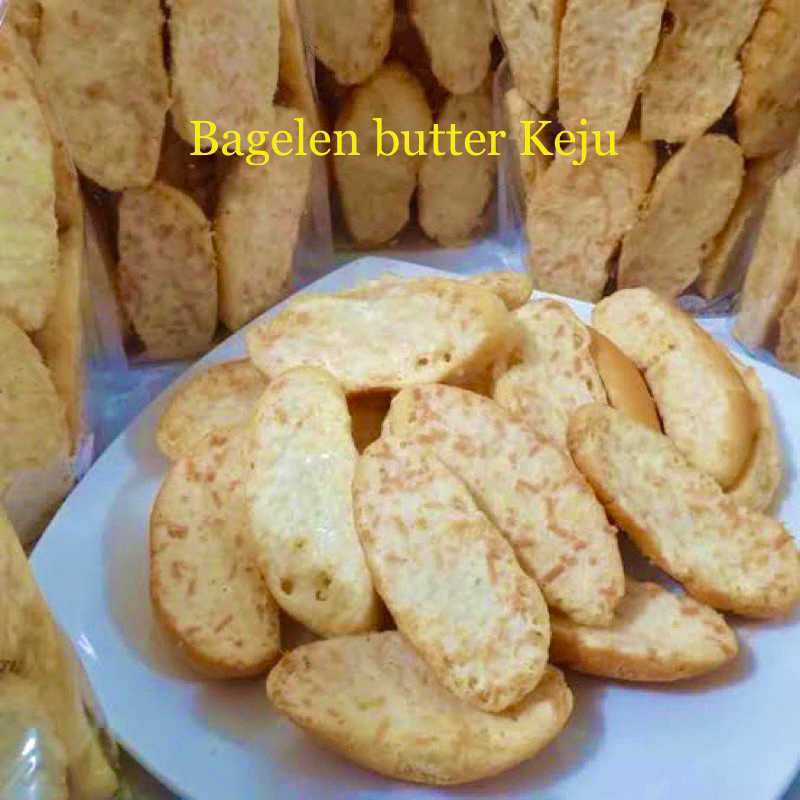 

Bagelen Butter Susu Manis 1kg / Bagelan Keju Susu Roti Kering Bandung