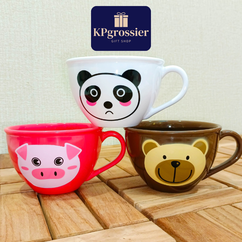 Gelas Minum Anak Melamin Karakter Animal Lucu 700 ml