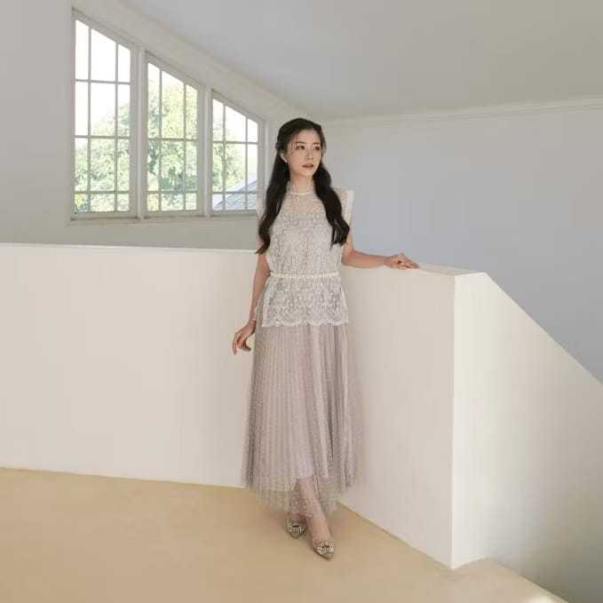 Party Dress Dress kondangan Baju panjang Gaun Pesta Wedding Guest Dress