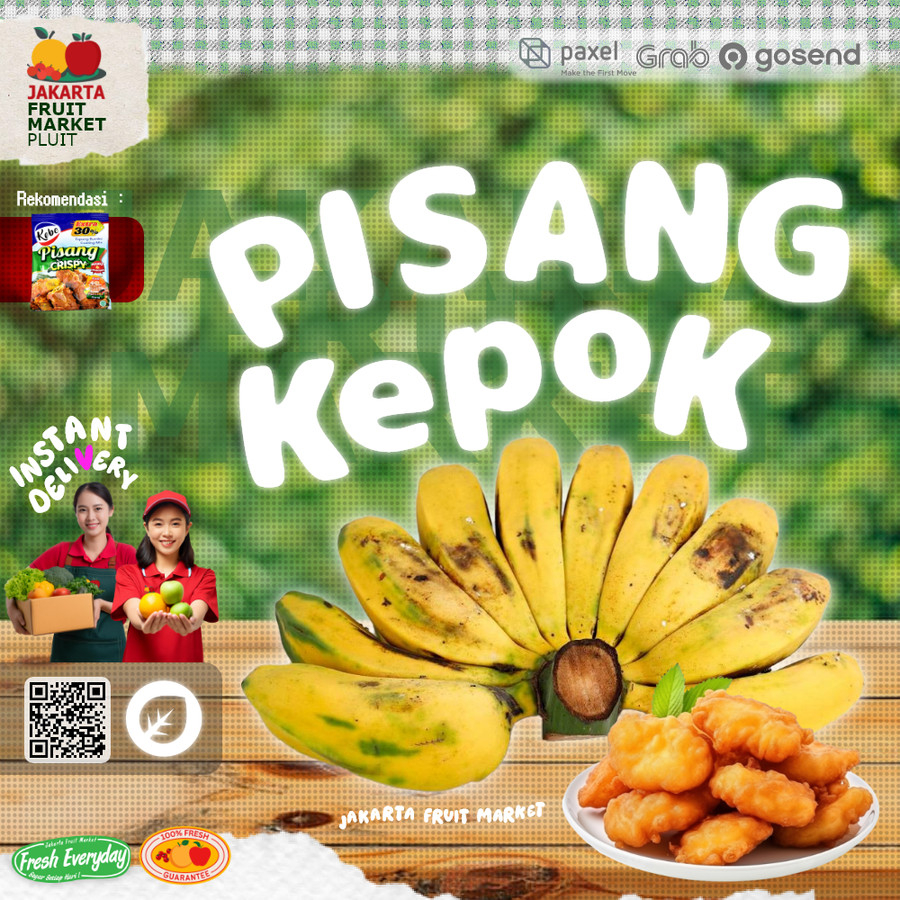 

PISANG KEPOK banana buah segar fresh daily segar setiap hari