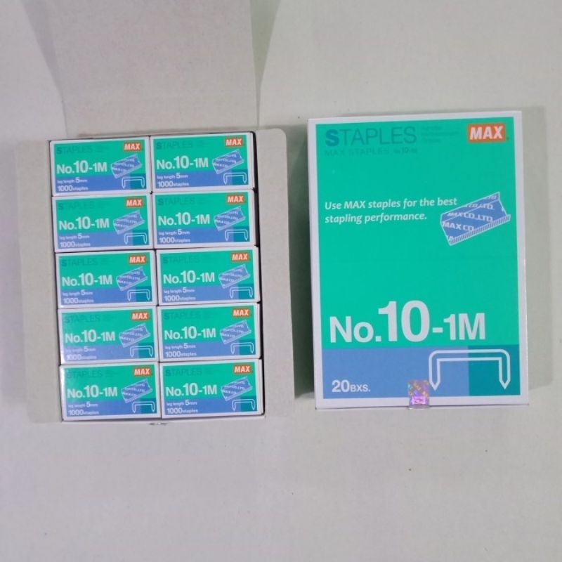 

Isi Staples Max No 10 / Isi Stapler Max No 10 / Staples Max No.10 1-m / Isi Staples No 10 Max