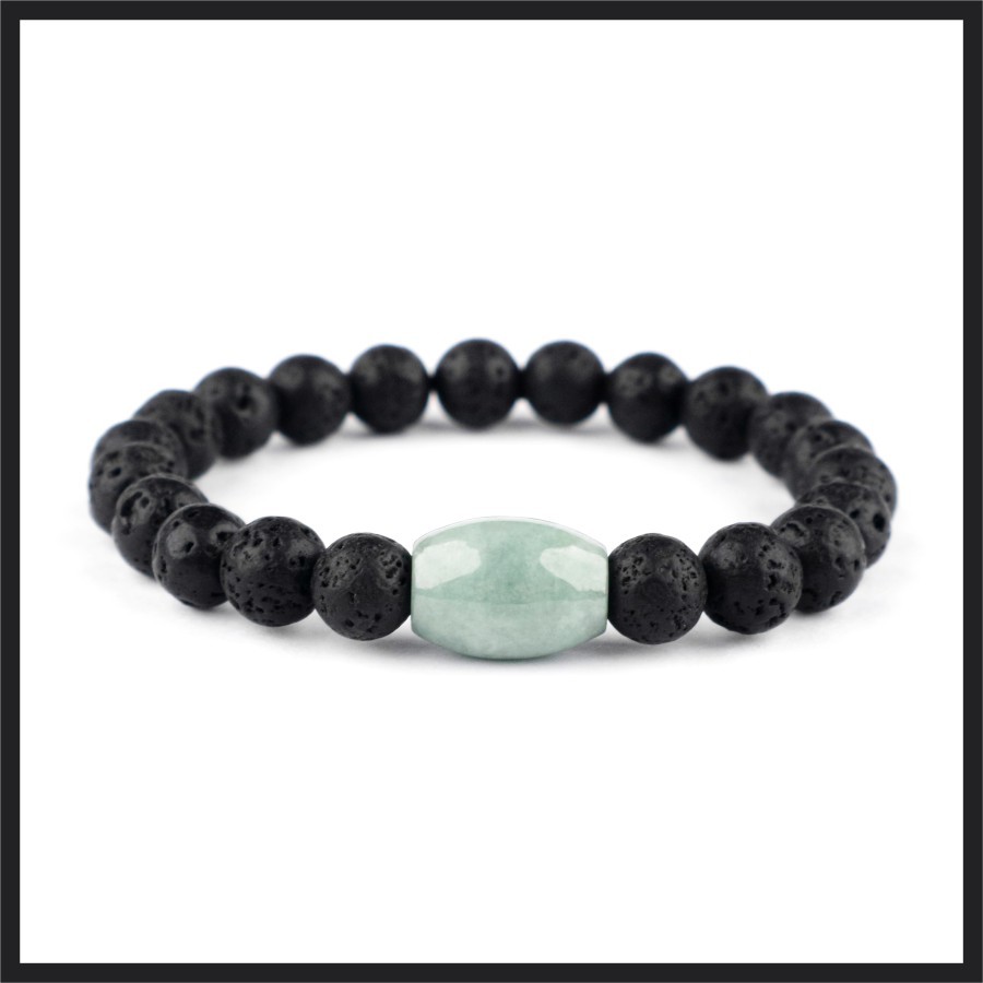 Gelang Pria Wanita Batu Giok Burma Garansi Natural