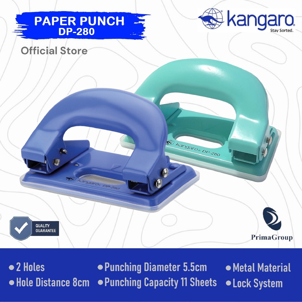 

Pembolong kertas / Pelubang kertas/ Paper Punch 30 XL Kangaro DP 280