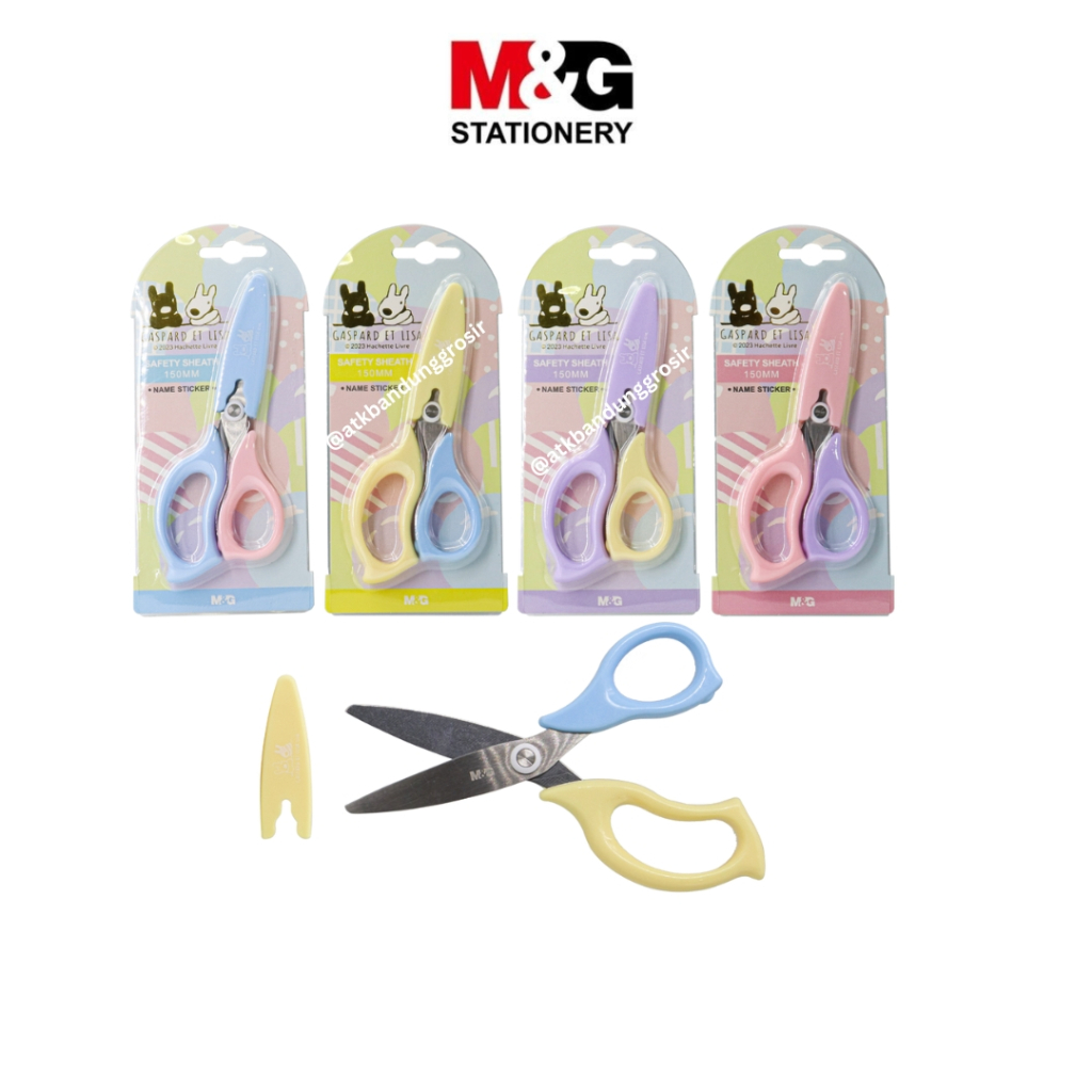 

Zyd M&G Scissors Gaspard Et Lisa Pastel Gunting Pemotong Warna Pastel Motif Gaspard Et Lisa