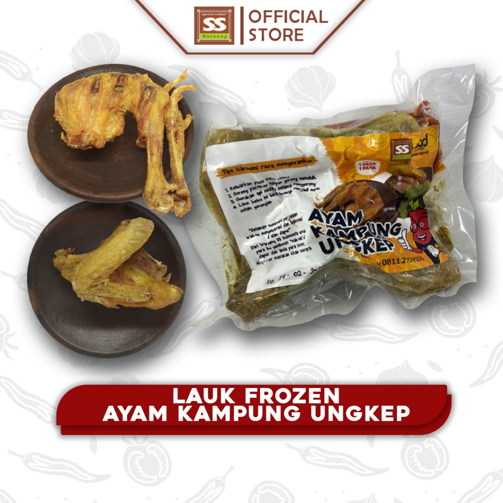 

LAUK FROZEN PAKET AYAM KAMPUNG KHAS WAROENG SPESIAL SAMBAL 'SS'