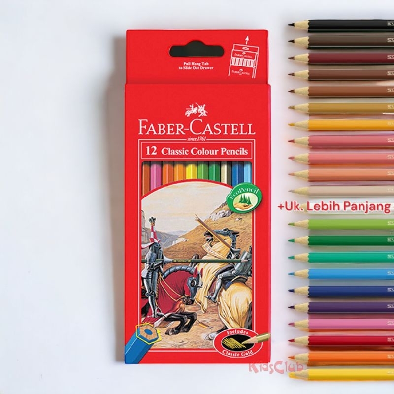

Pencil Warna Faber Castell Classic isi 12/24/36/48