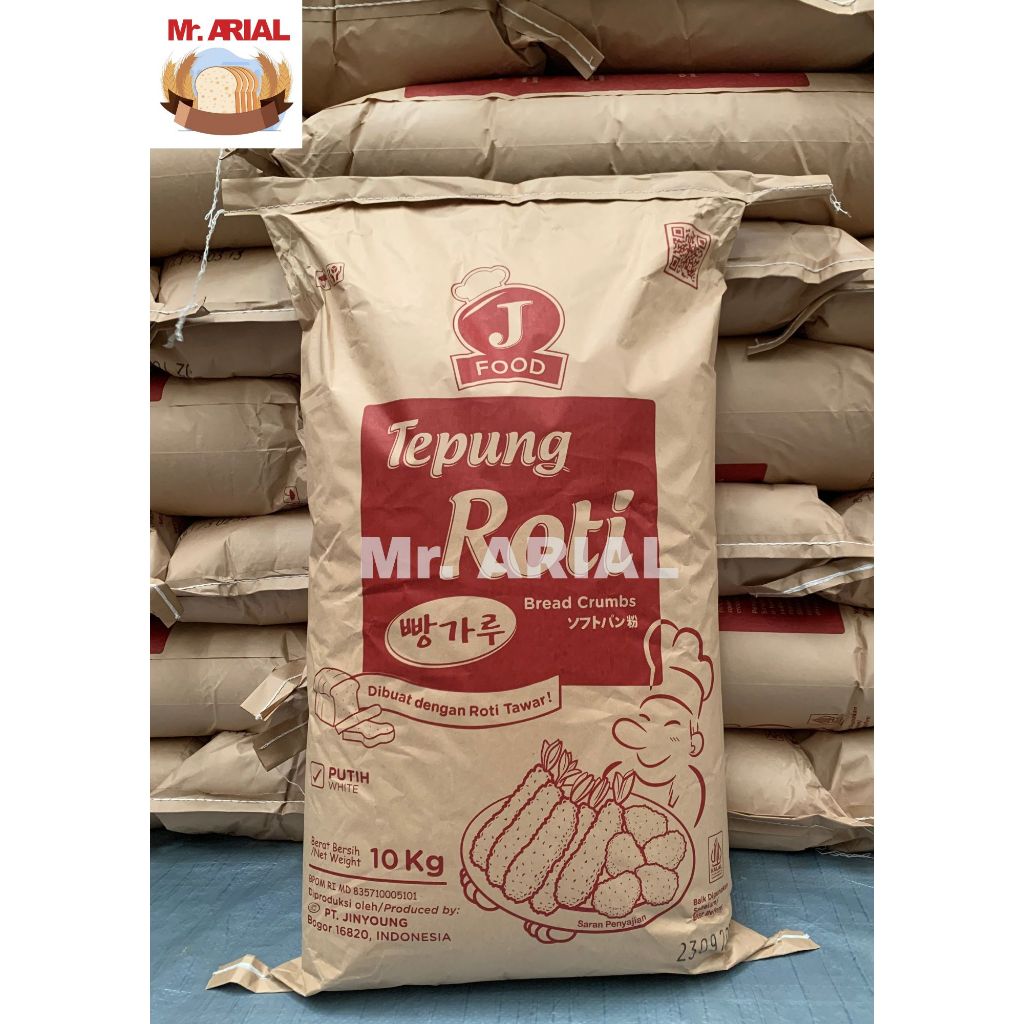 

JFOOD Tepung Roti / Tepung Panir / Bread Crumbs (MIX) 10kg