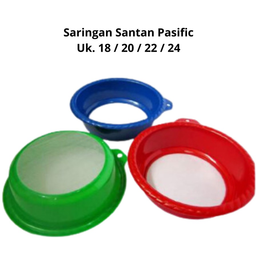 Saringan Santan Merk pasific / Saringan Bulat Plastik