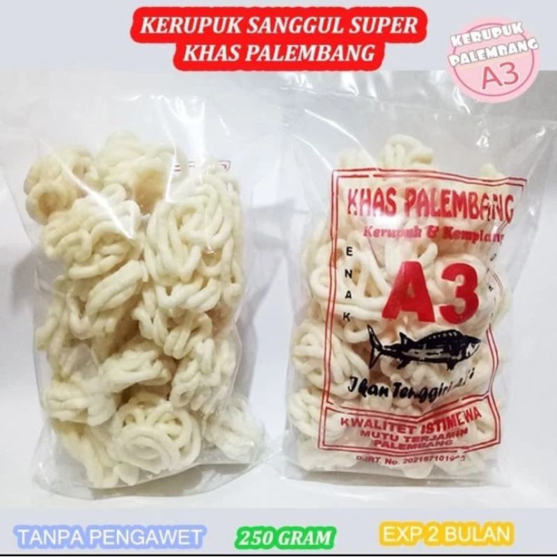 

KERUPUK SANGGUL SUPER KHAS PALEMBANG 250GR