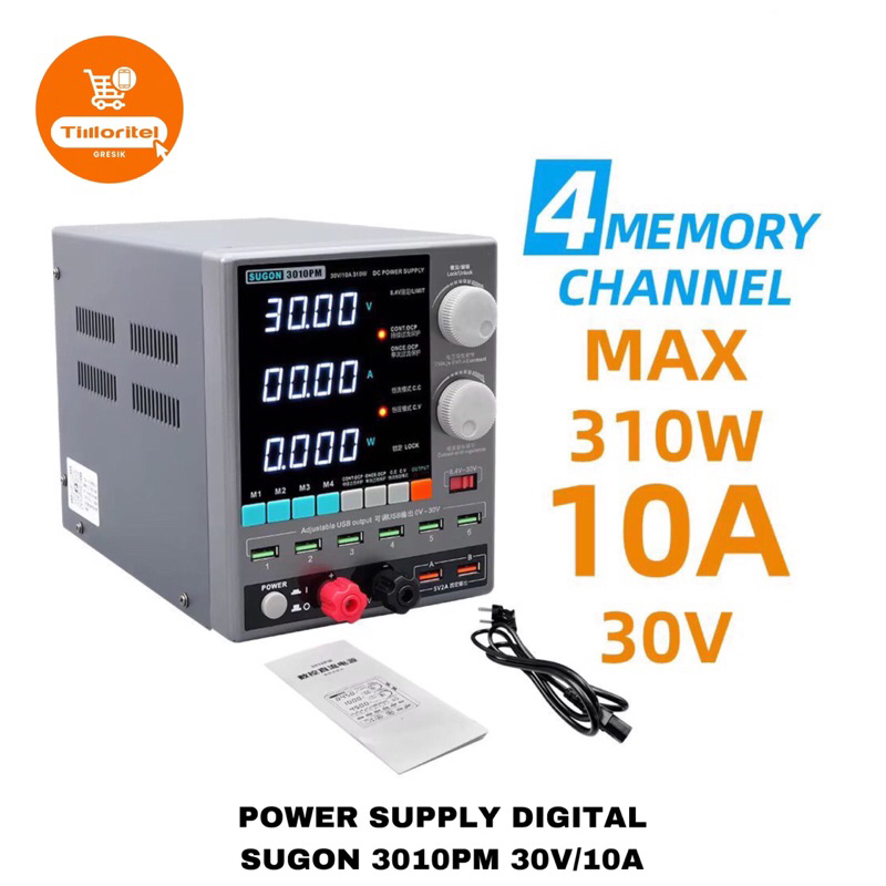POWER SUPPLY DIGITAL SUGON 3010PM 30V/10A