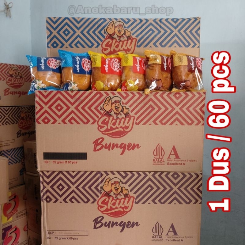 

( 1 DUS / 60 PCS ) ROTI GORENG SKUY BURGER 52g