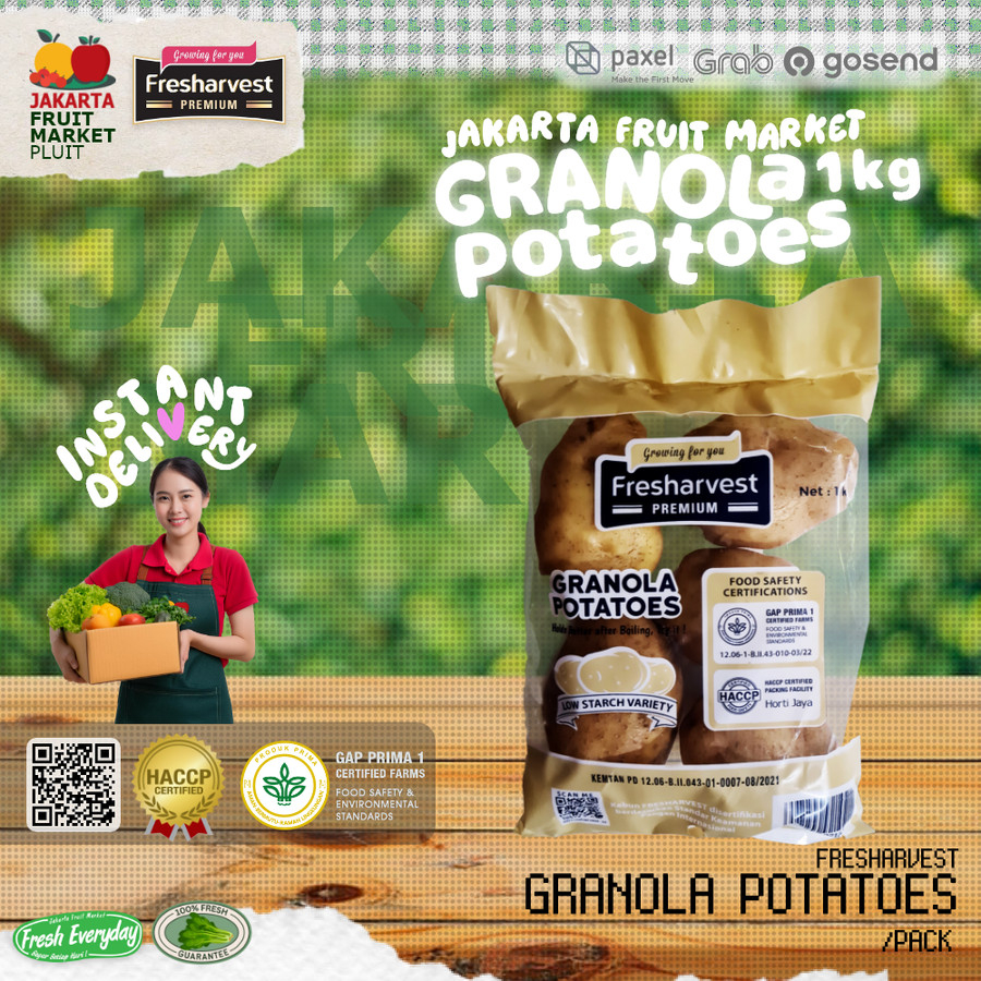 

FRESHARVEST GRANOLA POTATOES sayur kentang brastagi