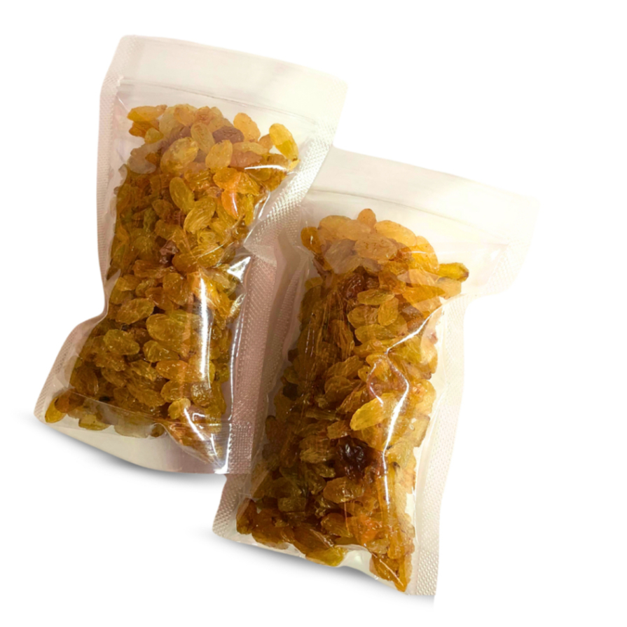 

Kismis Simin Manis 250gr / Kismis Kristal / Buah Kering / Buah Kismis / Iranian Yellow Raisins