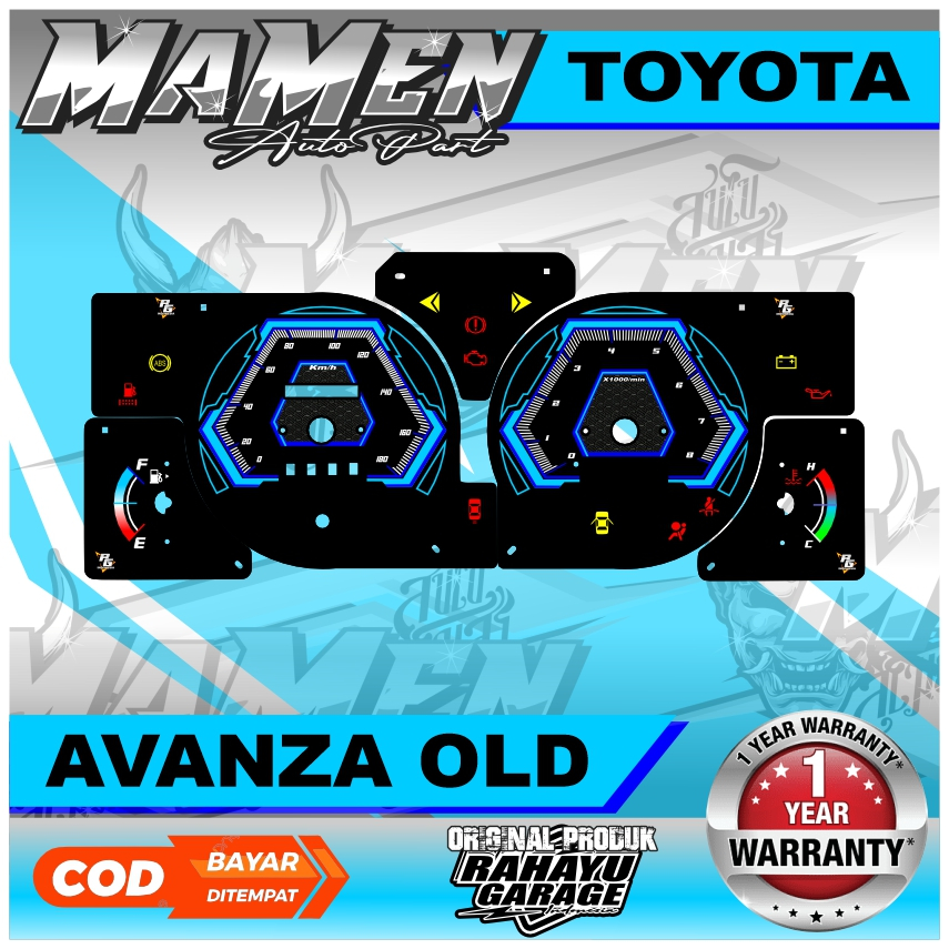 PAPAN SPEEDOMETER CUSTOM TOYOTA AVANZA OLD