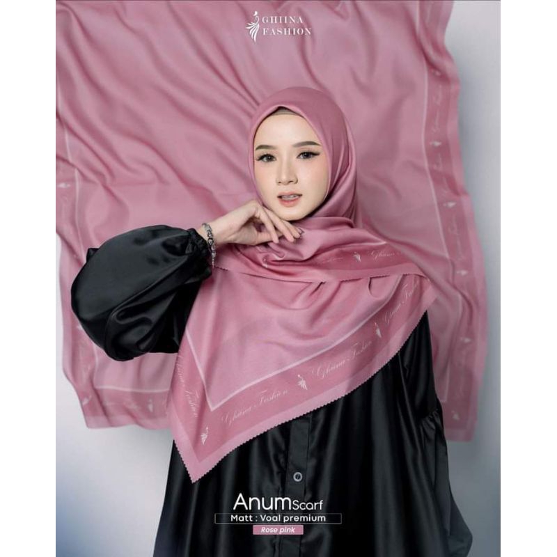 ANUM SCARF GHIINA//HIJAB SEGIEMPAT
