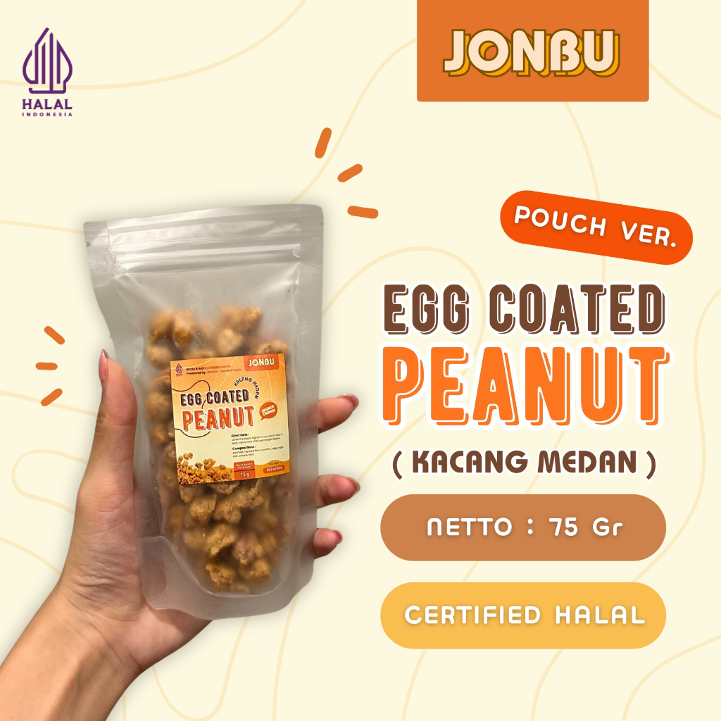 

(POUCH) Kacang Medan 75 Gr | Kacang Telor | Kacang Telur Medan Halal | Snack Camilan
