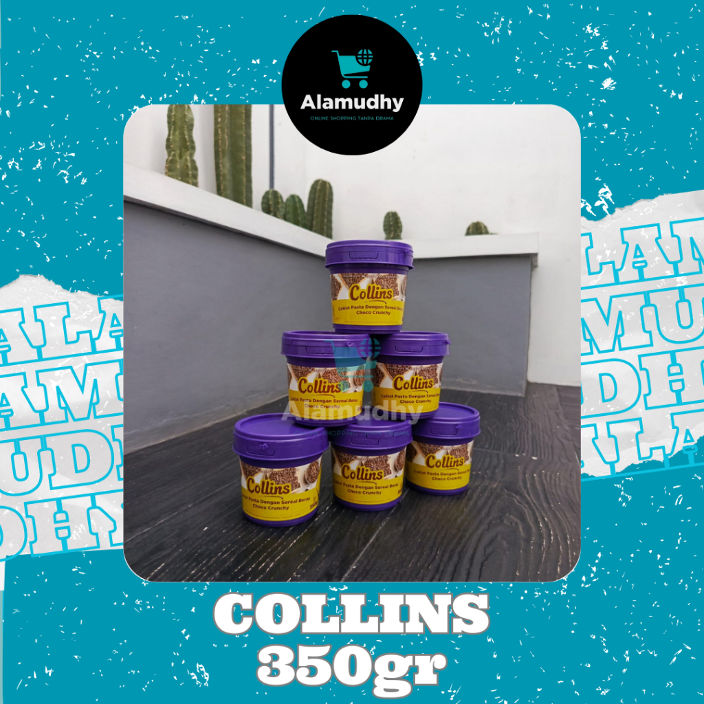 

RB Collins Choco Crunchy 350gr/ Selai Roti / Toping Donat Collins / Selai Donat / Collins Selai
