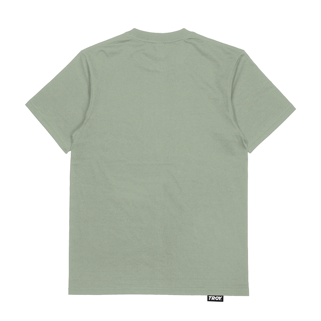 Troy Company T-shirt Sage Green Candy Bar - Kaos Lengan Pendek Kaos Hijau Sage MTD 2734