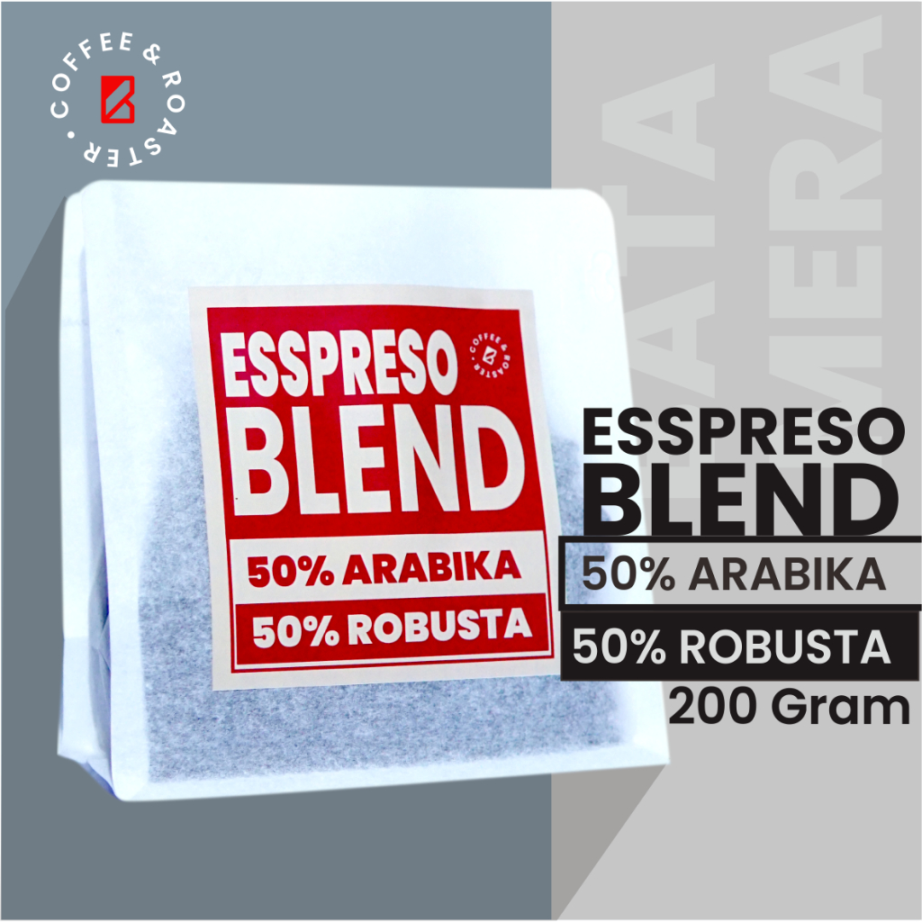 

House Blend | Espresso Blend | 50% Robusta 50% Arabika 200gr, Biji Kopi, Kopi Bubuk