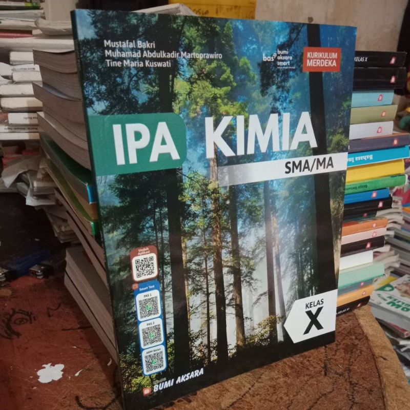 buku IPA Kimia SMA kelas 1-10 penerbit bumi aksara