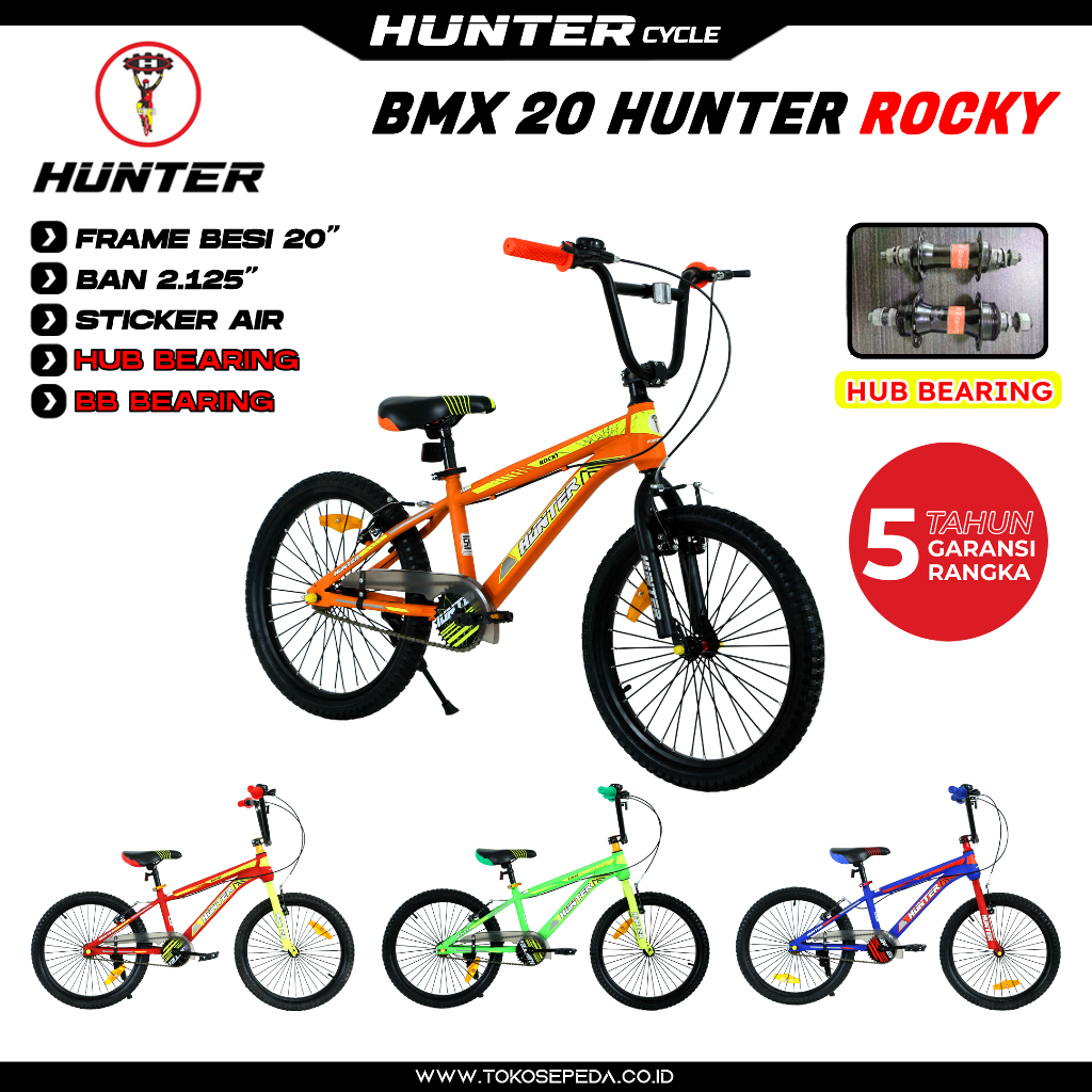 SEPEDA BMX 20" HUNTER ROCKY