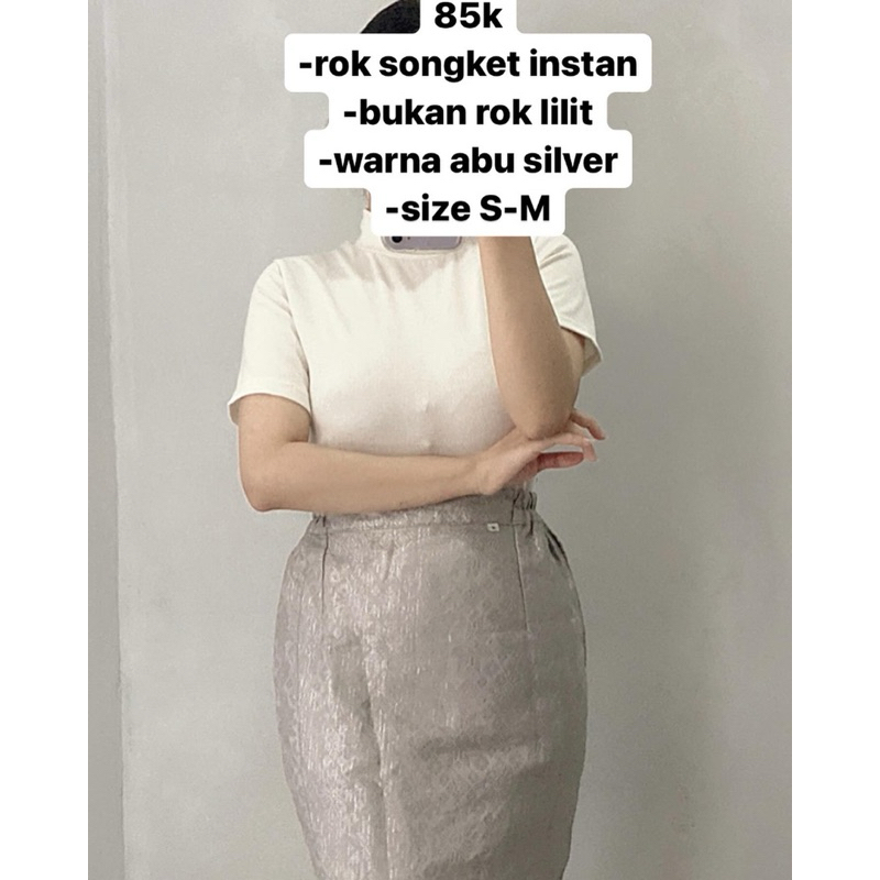 Preloved Rok Songket Rok Kebaya Bawahan Kebaya