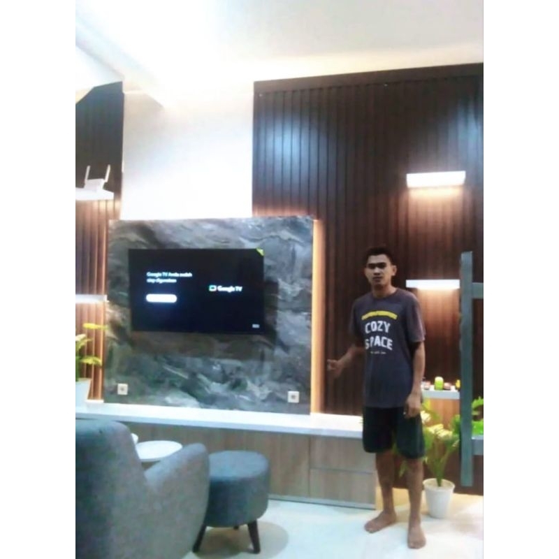 BACKDROP TV MURAH | BUFFET TV HPL| RAK TV HPL | PRASTISI PAJANGAN HPL | MEJA TV HPL |