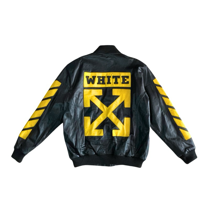 LEATHER JACKET OFF-WHITE VIRGIL ABLOH