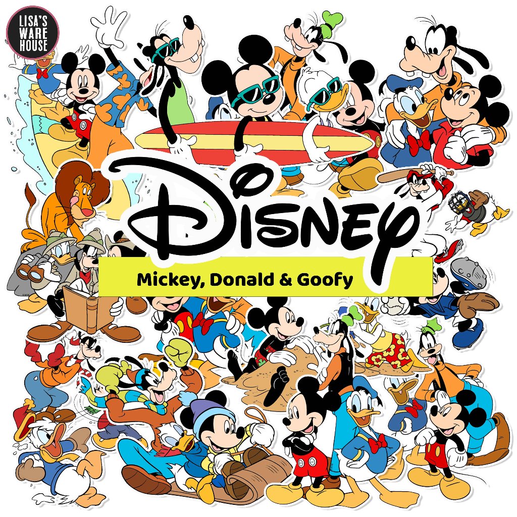 

Sticker Disney Mickey, Donald and Goofy Volume 01