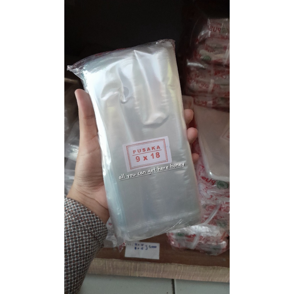 Plastik PP Ukuran 9x18 cm