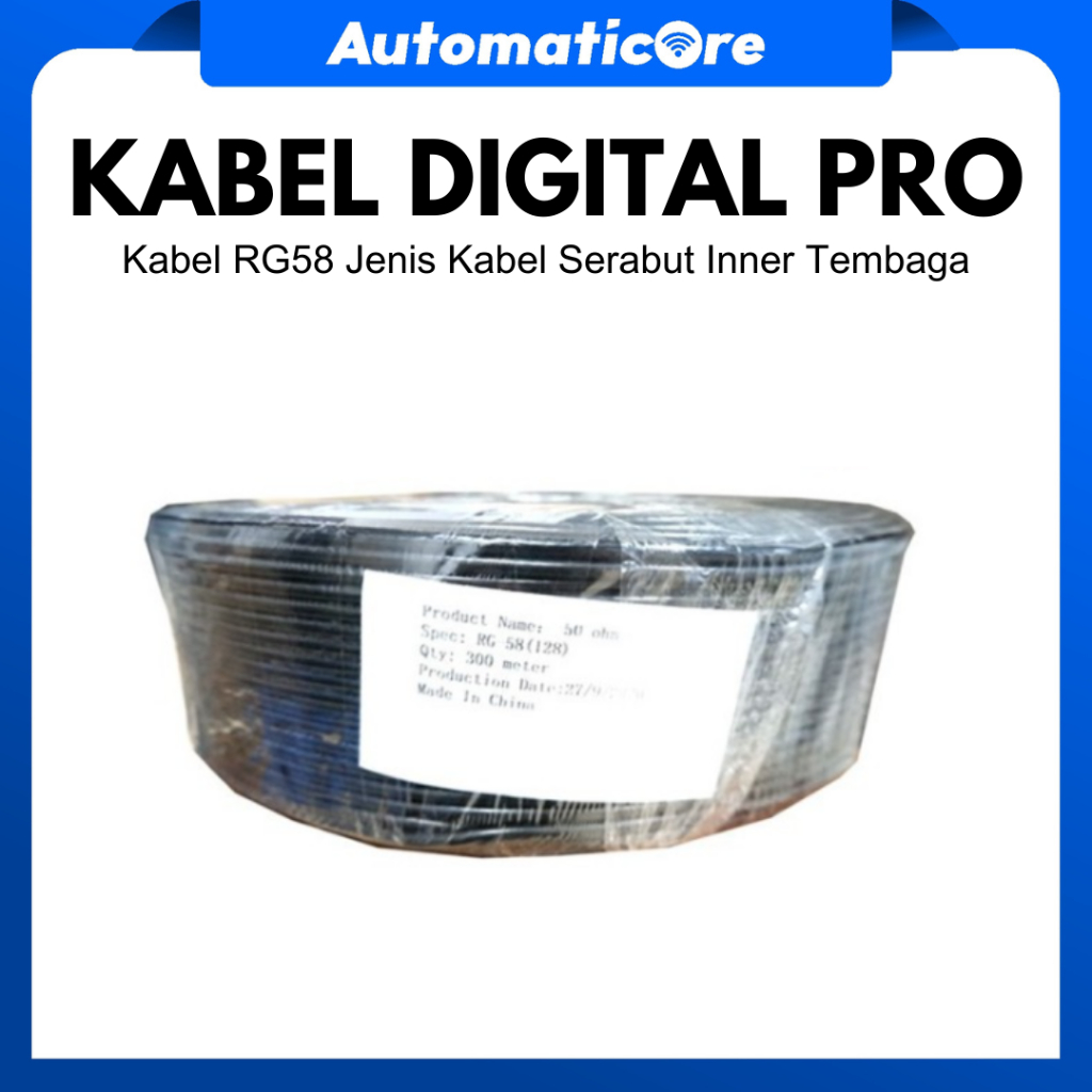 Kabel RG58 RG 58 Digital Pro Coaxial Cable 50Ohm