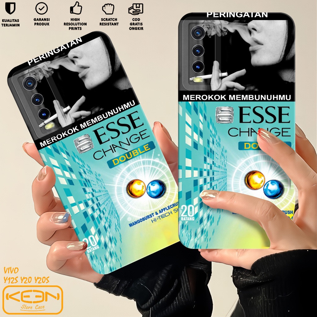 Case Vivo V2026 V2027 V2029 V2043 - Softcase Vivo V2026 V2027 V2029 V2043 Motif Ess - Casing Hp Vivo