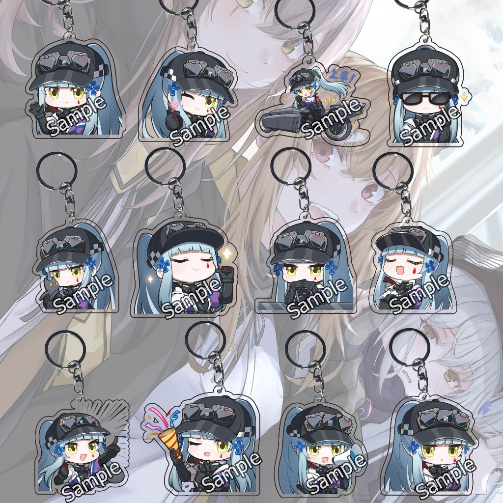 Gantungan Kunci Girls Frontline Klukai HK416 Full - Key Chain - Souvenir - Anime - Ganci - Ganci Ani