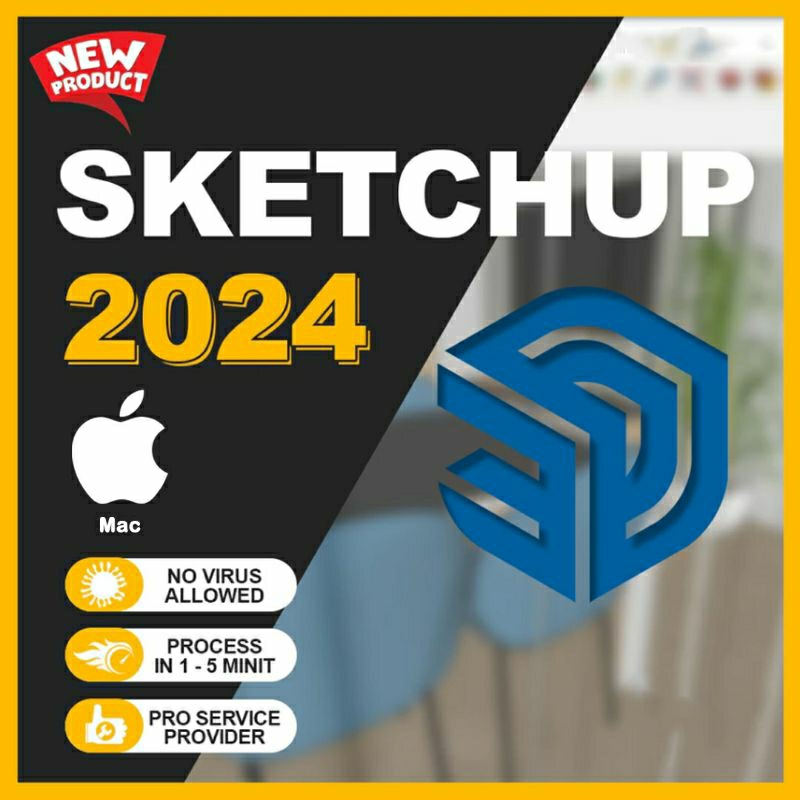 (MAC) SKETCHUP Pro Full Version 2024 Lifetime