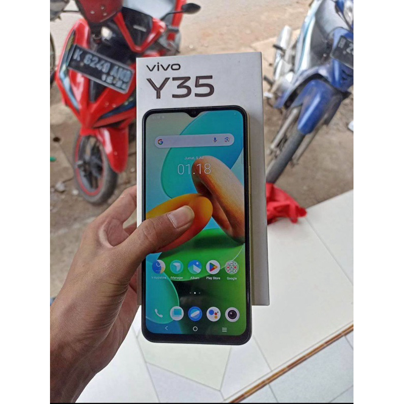 Vivo Y35 4/128 Kondisi Bekas