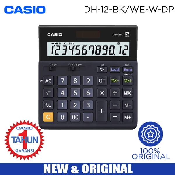 

casio kalkulator - calculator dagang 12digit - 14 digit - 16 digit DH 12-14-16