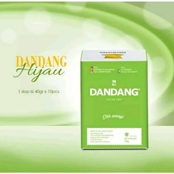 

TEH CAP DANDANG HIJAU 1 BAL ( 10 PCS X 40 GRAM ) TEH WANGI ASLI INDONESIA-TEH CAP DANDANG