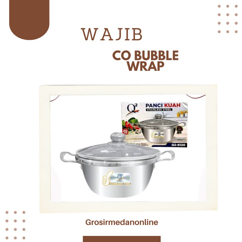 PANCI KUAH Q2-8118 / PANCI KUAH SERBAGUNA TUTUP KACA / PANCI SOP
