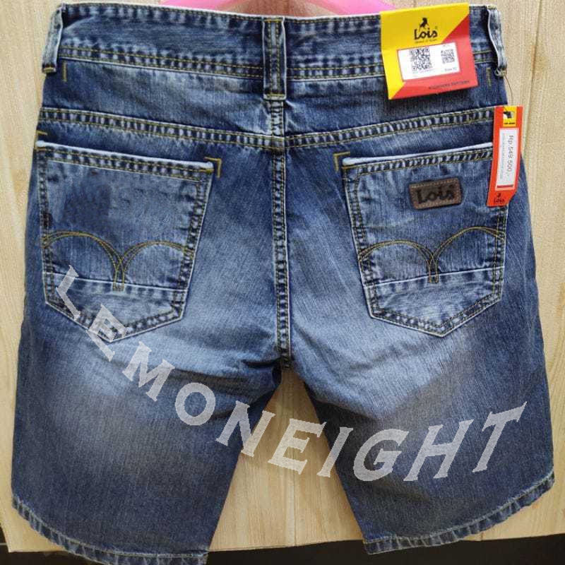 Celana Pendek Lois original - Lois terbaru pria - Jeans Original Pria Denim - Denim Pria 100% Origin