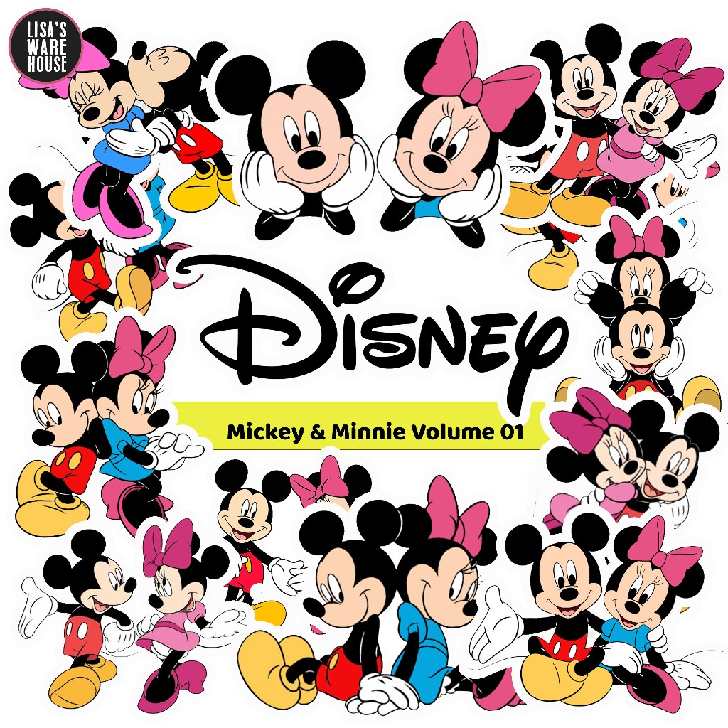 

Sticker Disney Mickey & Minnie Volume 01