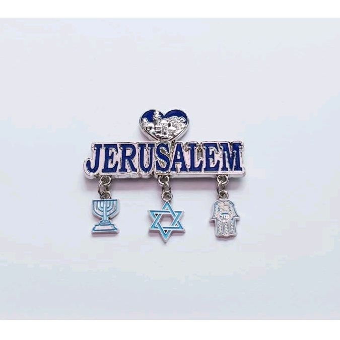 Souvenir magnet kulkas Israel oleh oleh gift negara Israel